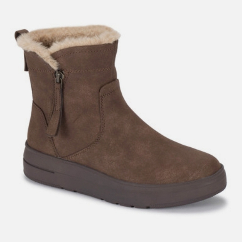 Baretraps Neana Mid-Shaft Line Zip Up Brown Boots New Size 8.5